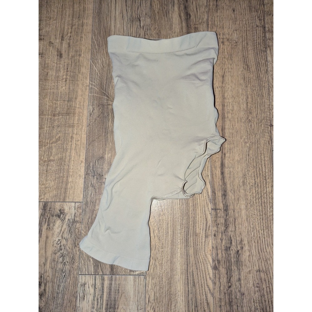Skims Solution Short Left Leg Exposed‎ Shapewear Firm Tan Size M